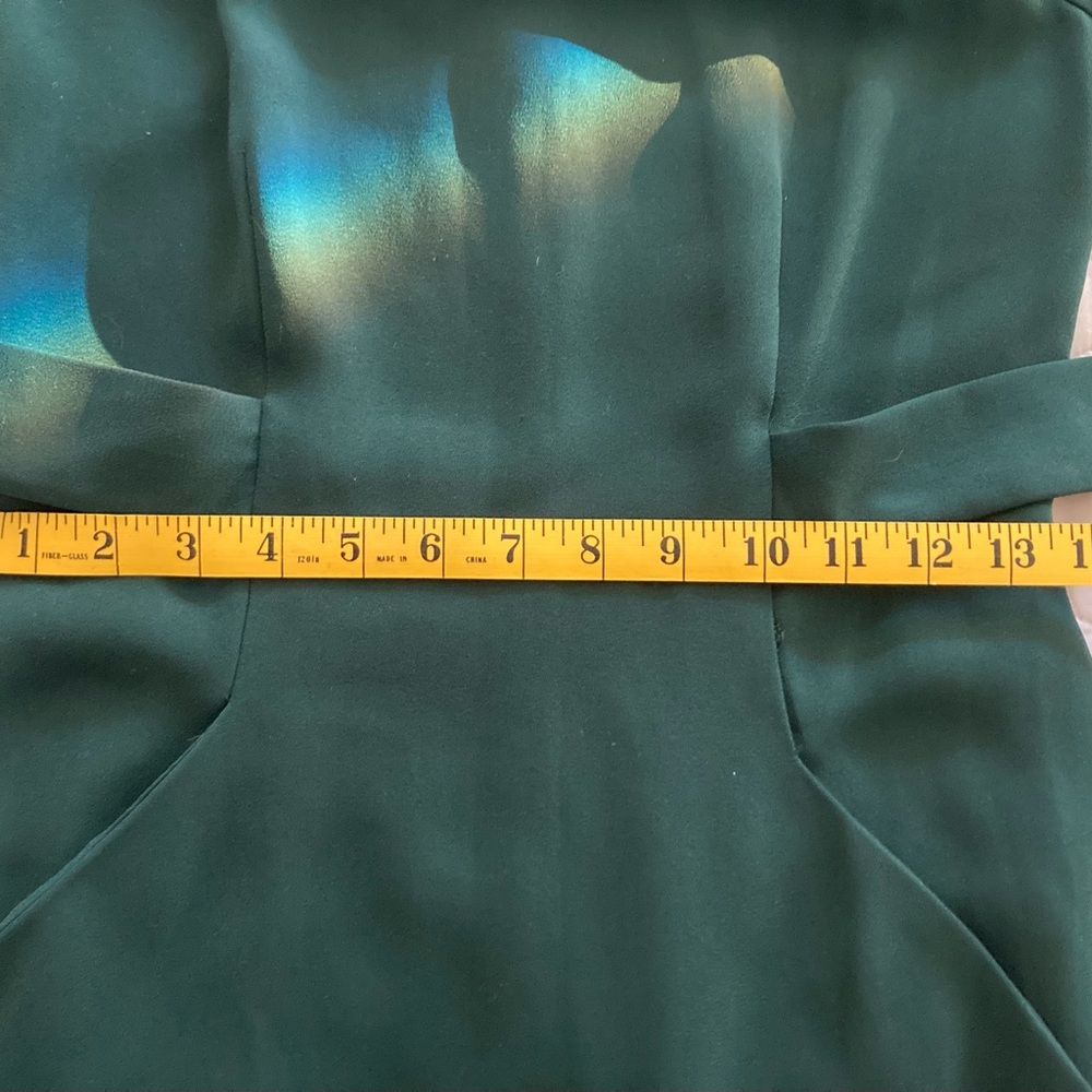 Whistles forest green belted work dress 4 - Picture 11 of 11